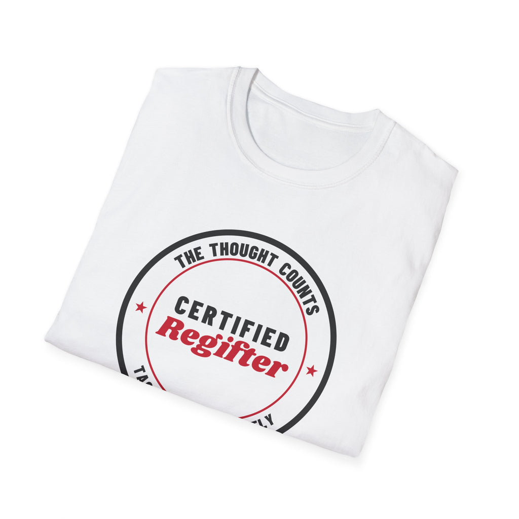Certified Regifter Funny Christmas T-Shirt – Gifted Porch, view 7