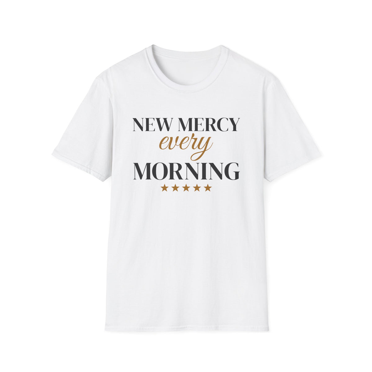 New Mercy Every Morning Christian T-Shirt – Gifted Porch, view 1