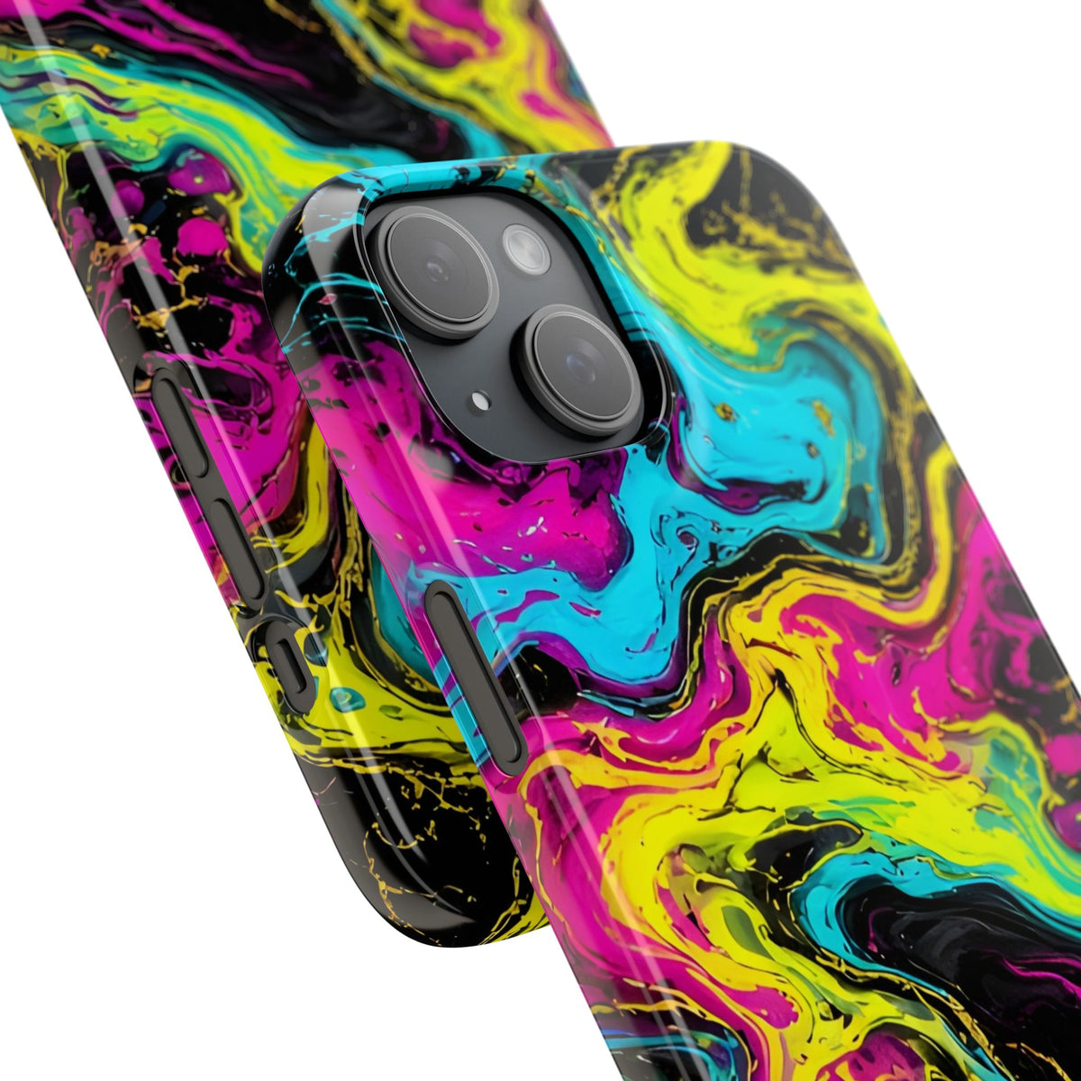 Neon Marble Abstract Phone Case