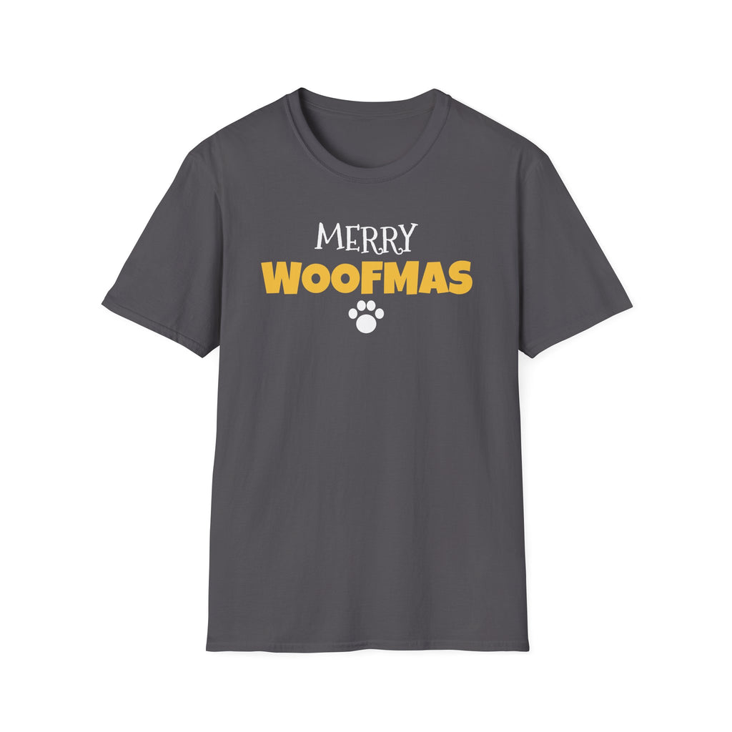 Merry Woofmas Funny Dog Christmas T-Shirt Dog Mom Dog Dad Holiday Gift Tee – Gifted Porch