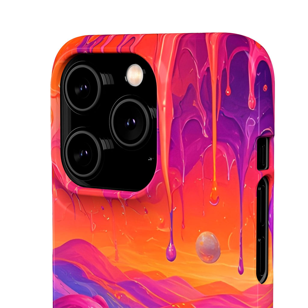 Melting Sunset Abstract Phone Case