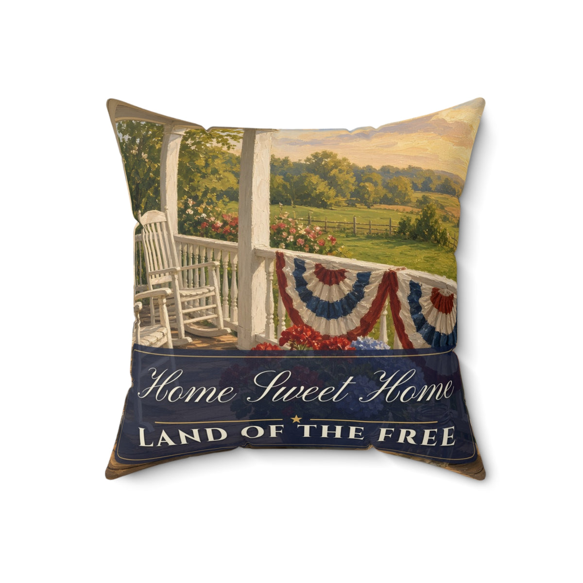 Americana Porch Pillow