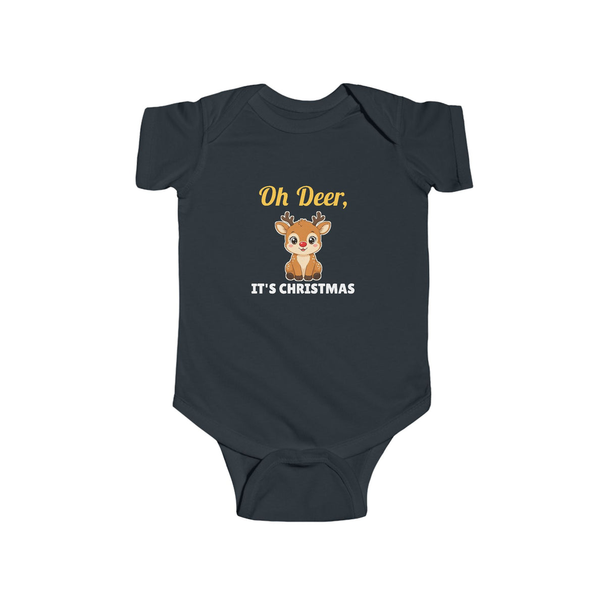 Oh Deer It's Christmas Onesie / Baby Bodysuit