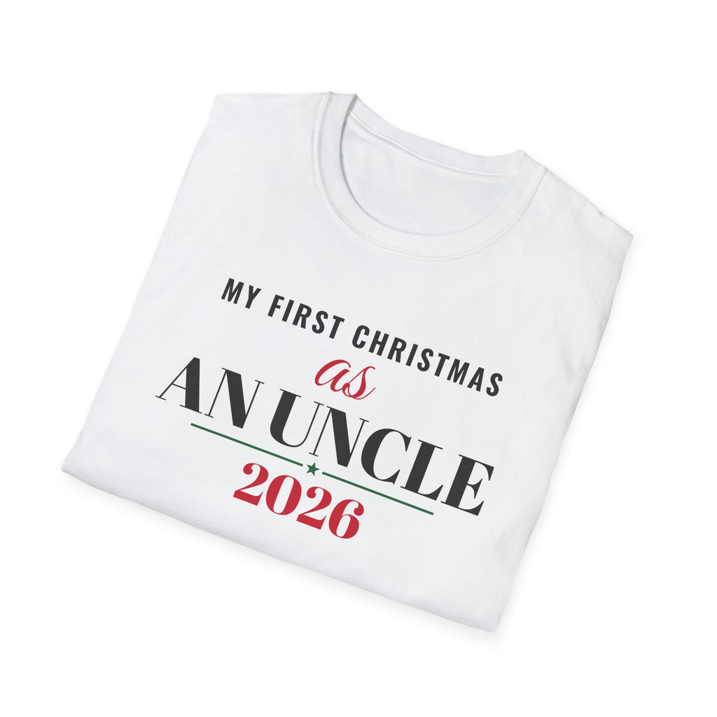 First Christmas As An Uncle 2026 T-Shirt – Gifted Porch, view 7