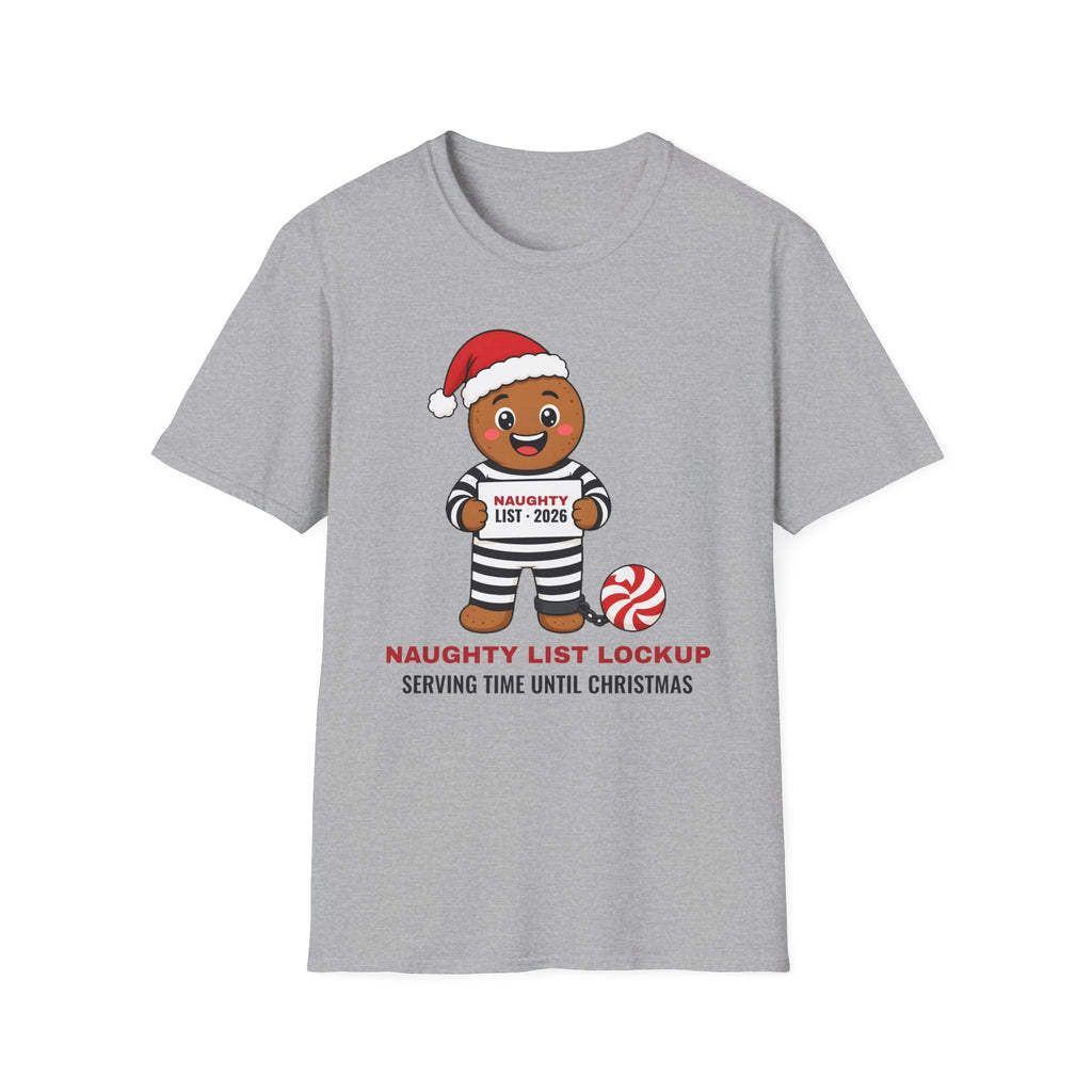 Naughty List Lockup Christmas Tee