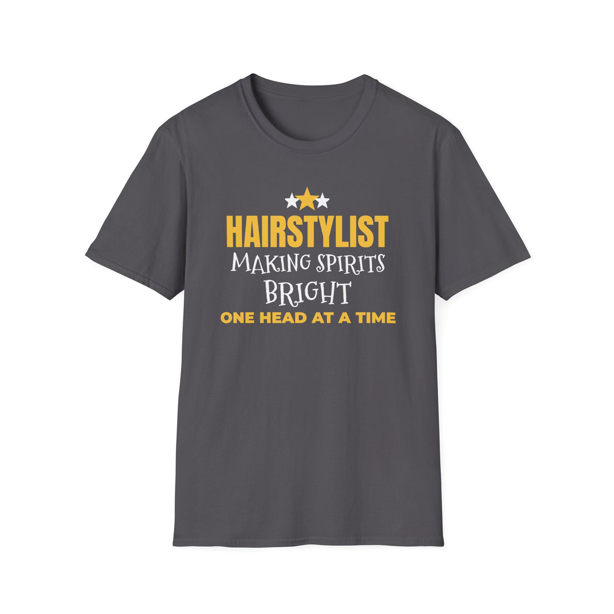 Hairstylist Making Spirits Bright One Head At A Time Christmas T-Shirt Gift – Gifted Porch