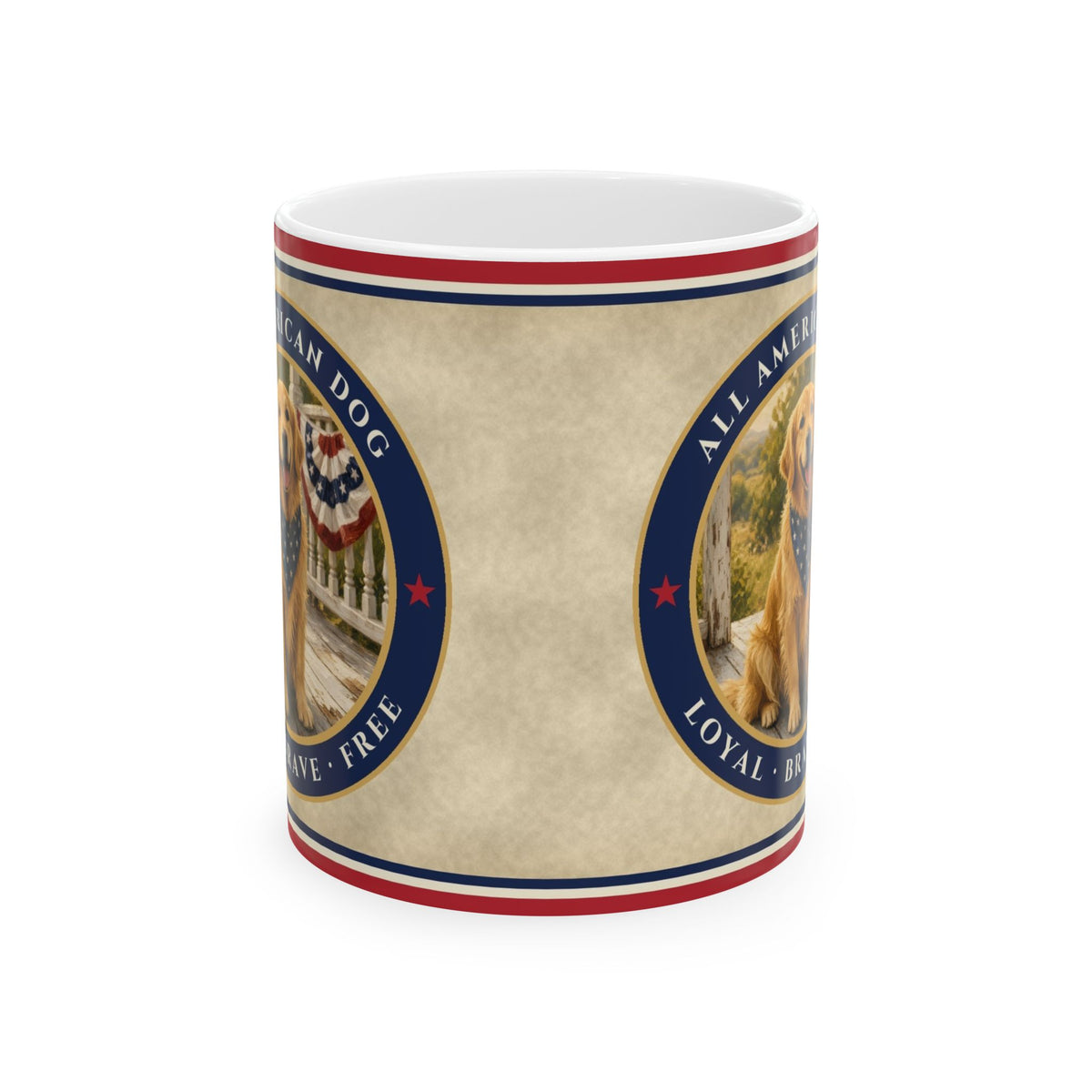 All American Dog Mug