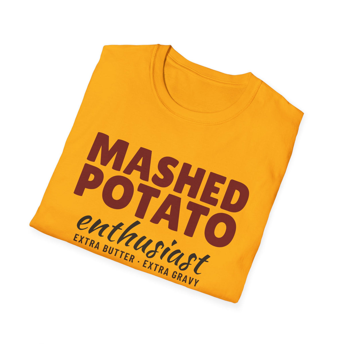 Mashed Potato Enthusiast Funny Thanksgiving T-Shirt – Gifted Porch, view 15
