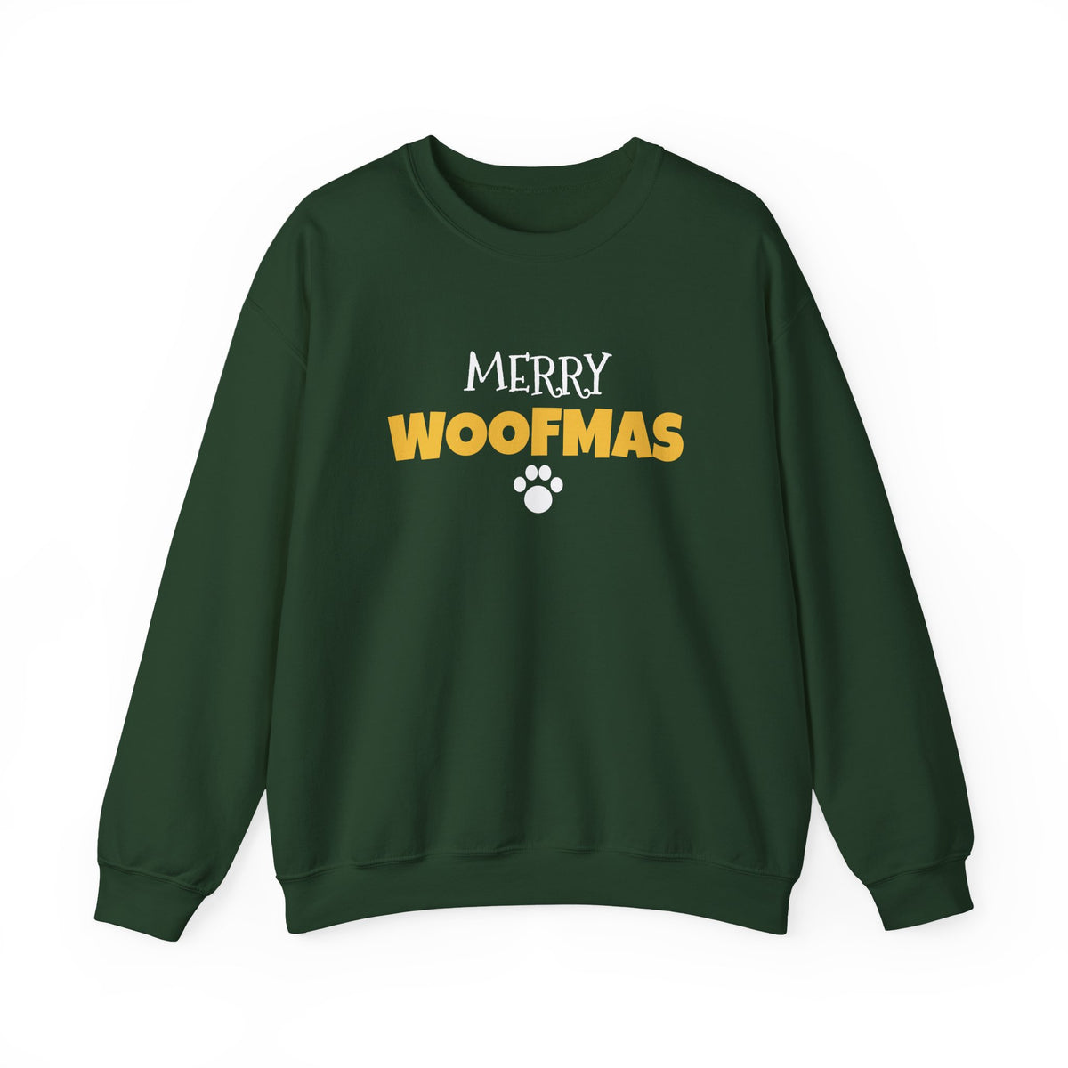 Merry Woofmas Dog Christmas Sweatshirt