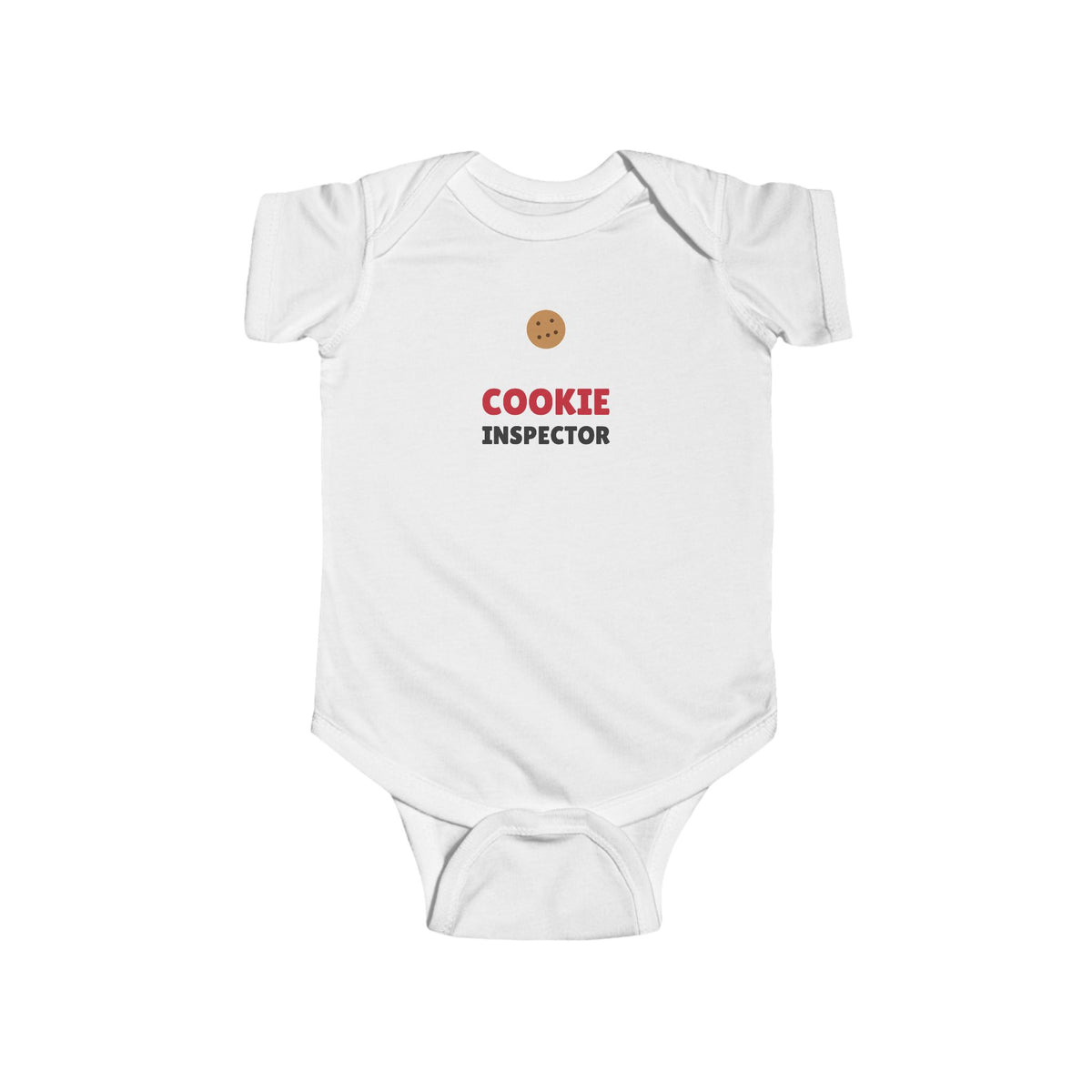 Cookie Inspector Christmas Baby Onesie – Baby's First Christmas gift