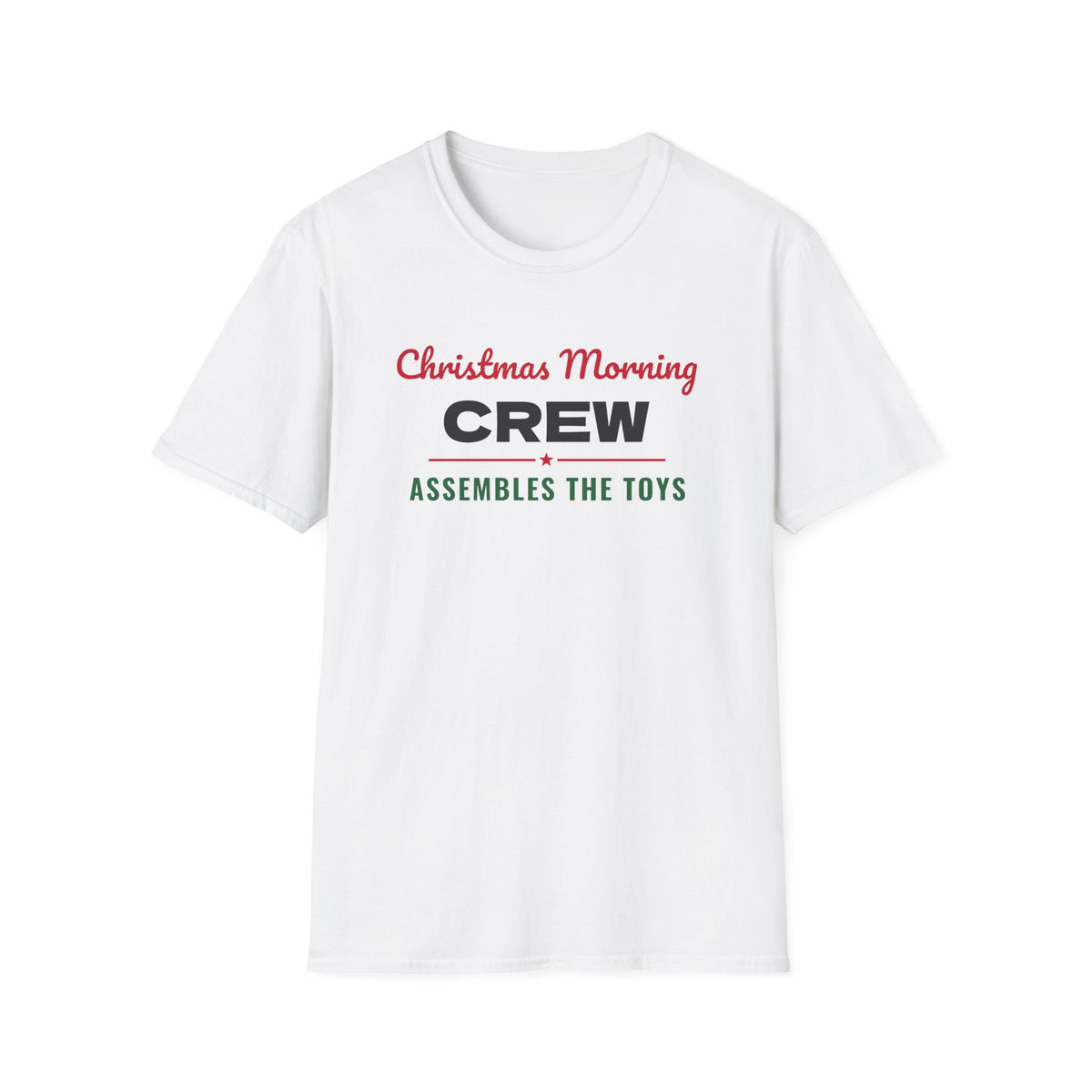 Christmas Morning Crew Assembles The Toys Matching T-Shirt – Gifted Porch, view 1