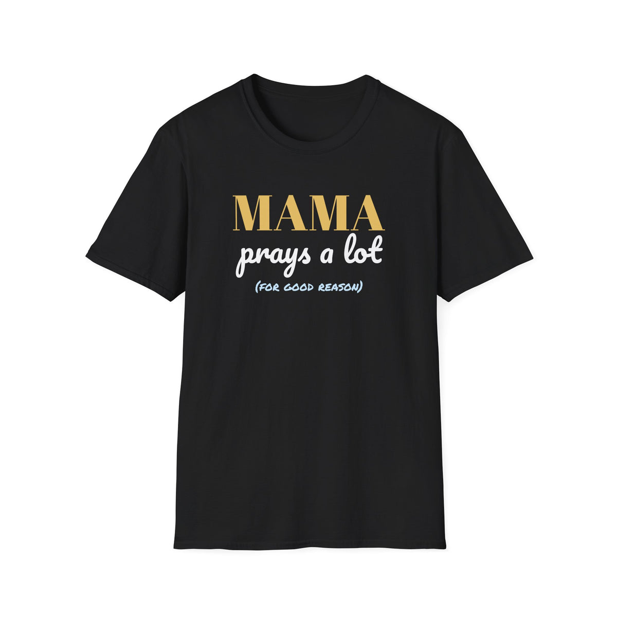 Mama Prays A Lot Christian Mom T-Shirt Faith Mother Gift – Gifted Porch, view 2