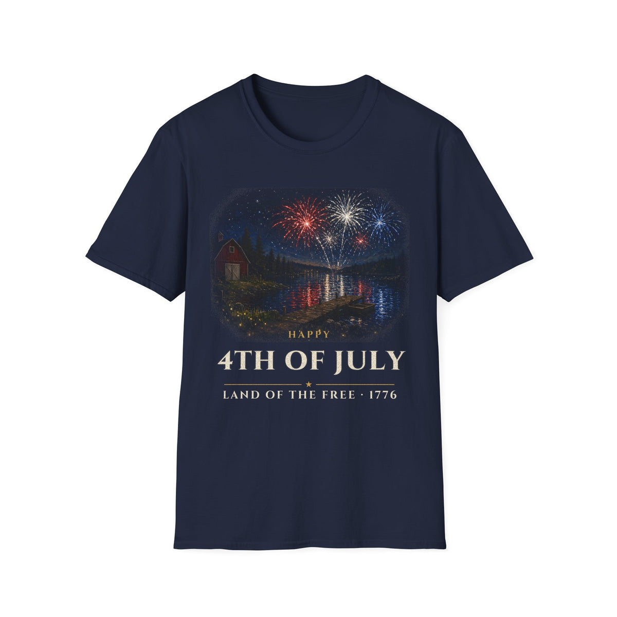 Happy 4th of July Fireworks Tee – patriotic gift, photo 3