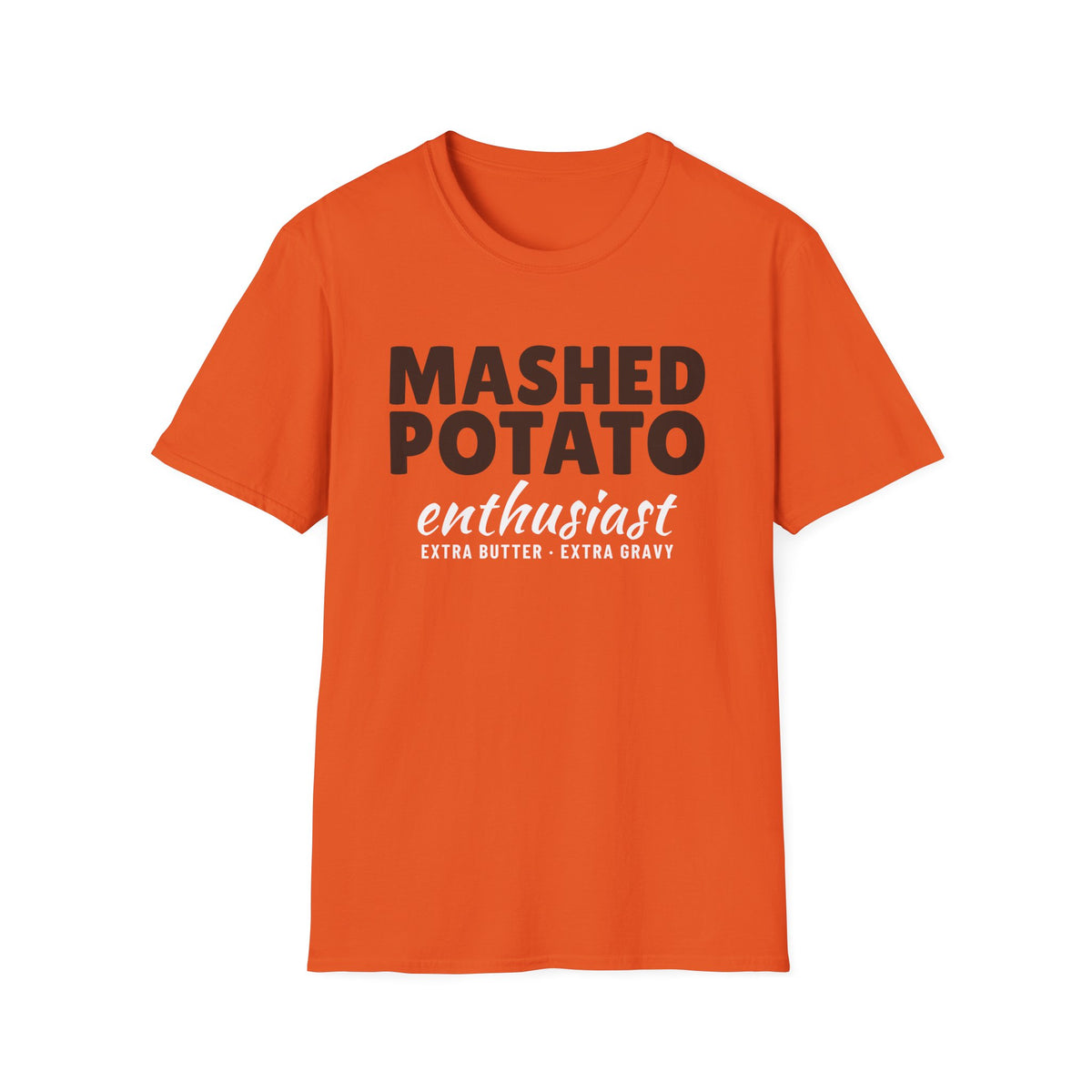 Mashed Potato Enthusiast Funny Thanksgiving T-Shirt – Gifted Porch, view 4