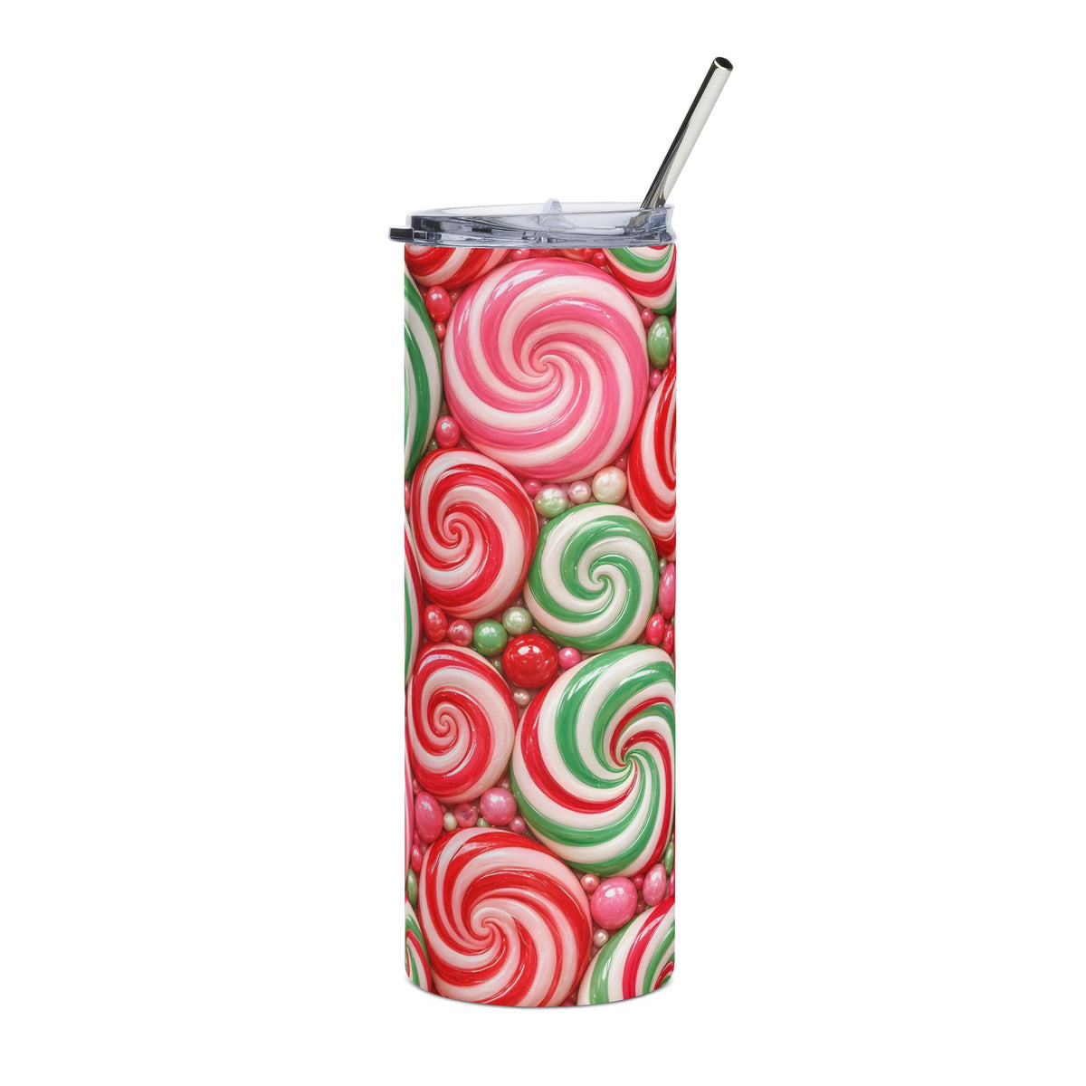 Peppermint Swirls 20oz Tumbler