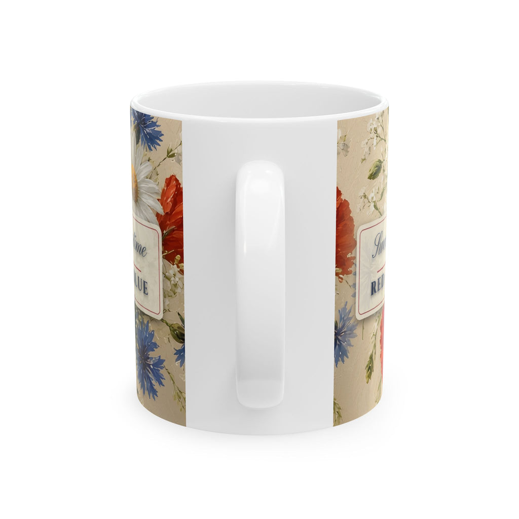 Summer Wildflowers Mug – patriotic gift, photo 3