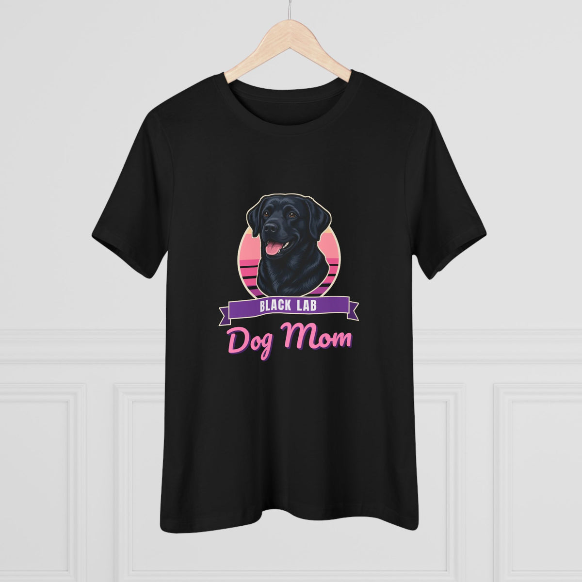 Black Lab Dog Mom Women's Tee