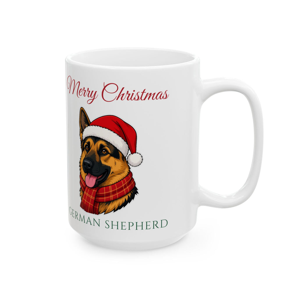 German Shepherd Dog Christmas Mug
