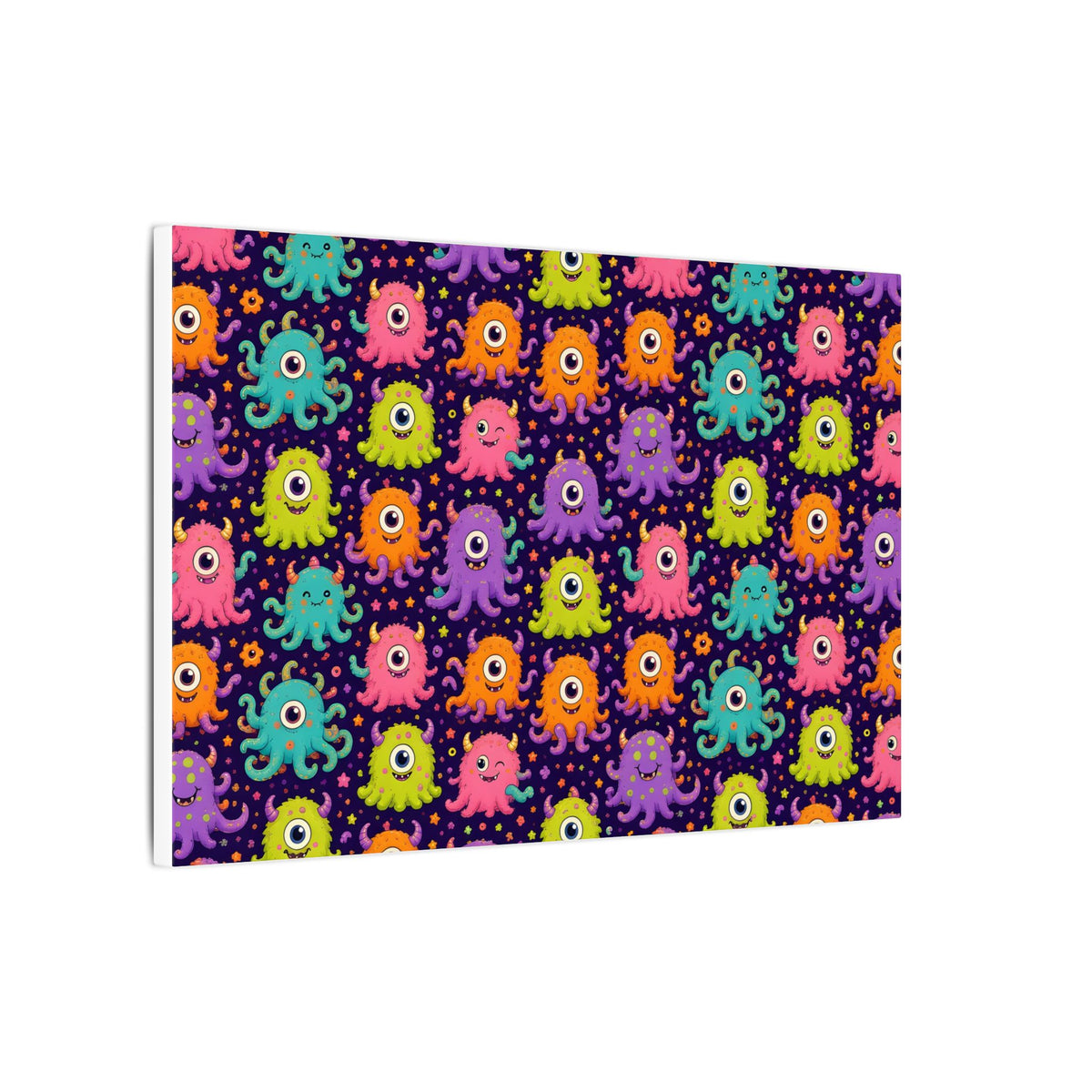 Weird Creatures Abstract Canvas Wall Art – unique art gift, photo 4