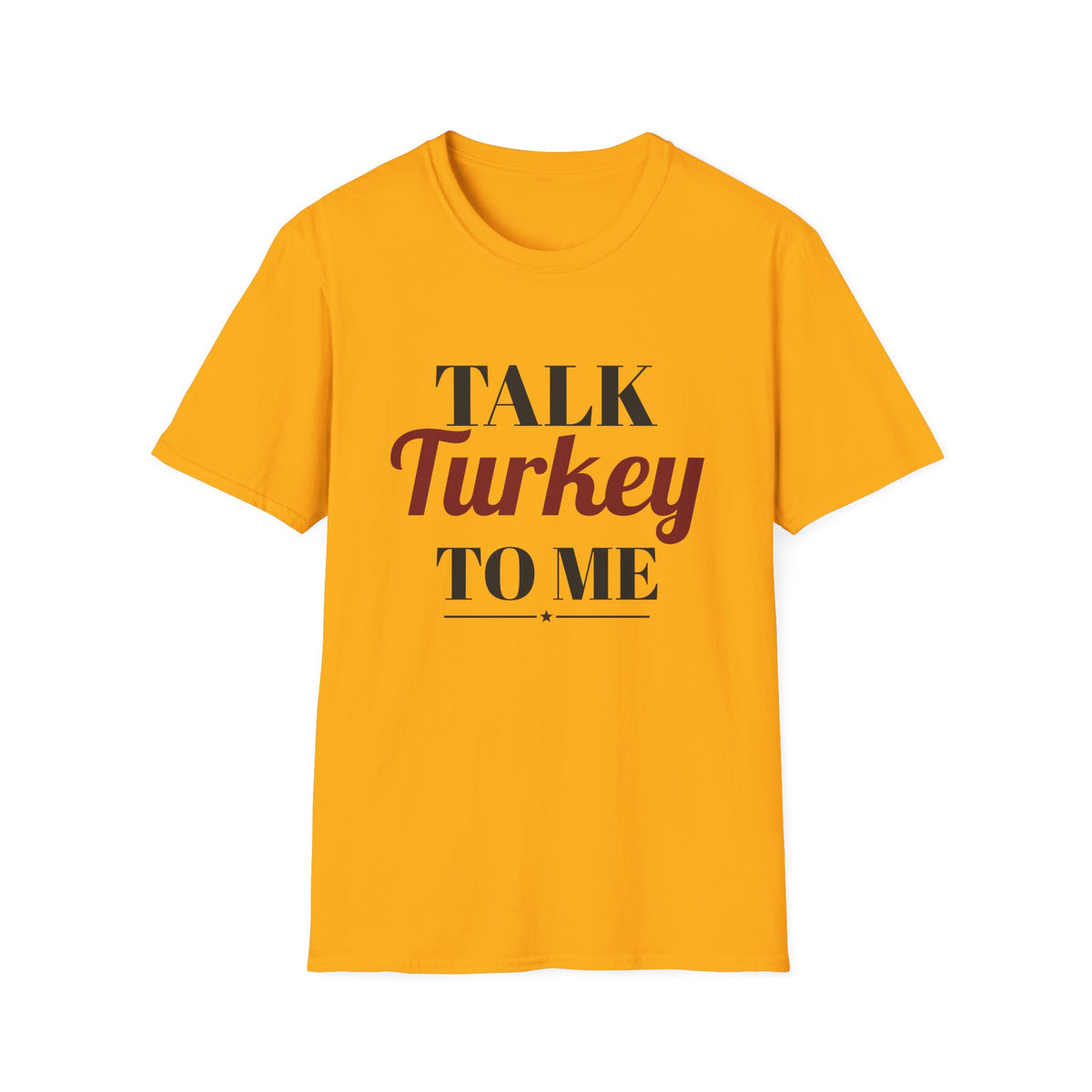Talk Turkey To Me Funny Thanksgiving T-Shirt – Gifted Porch, view 3