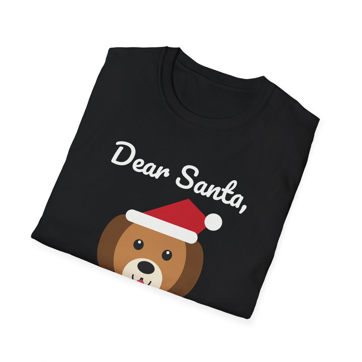 Dear Santa The Dog Did It Christmas Tee