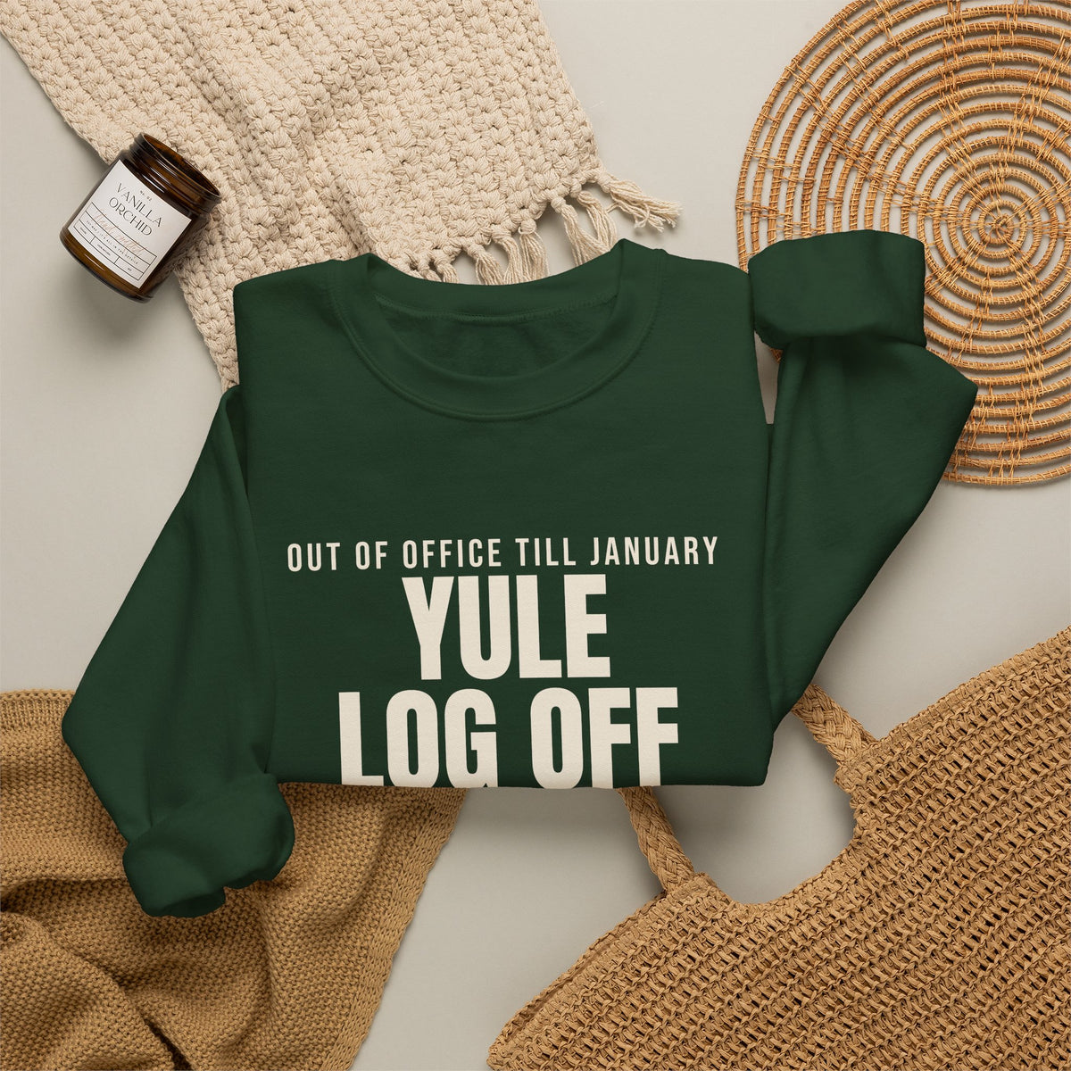 Yule Log Off Sweatshirt