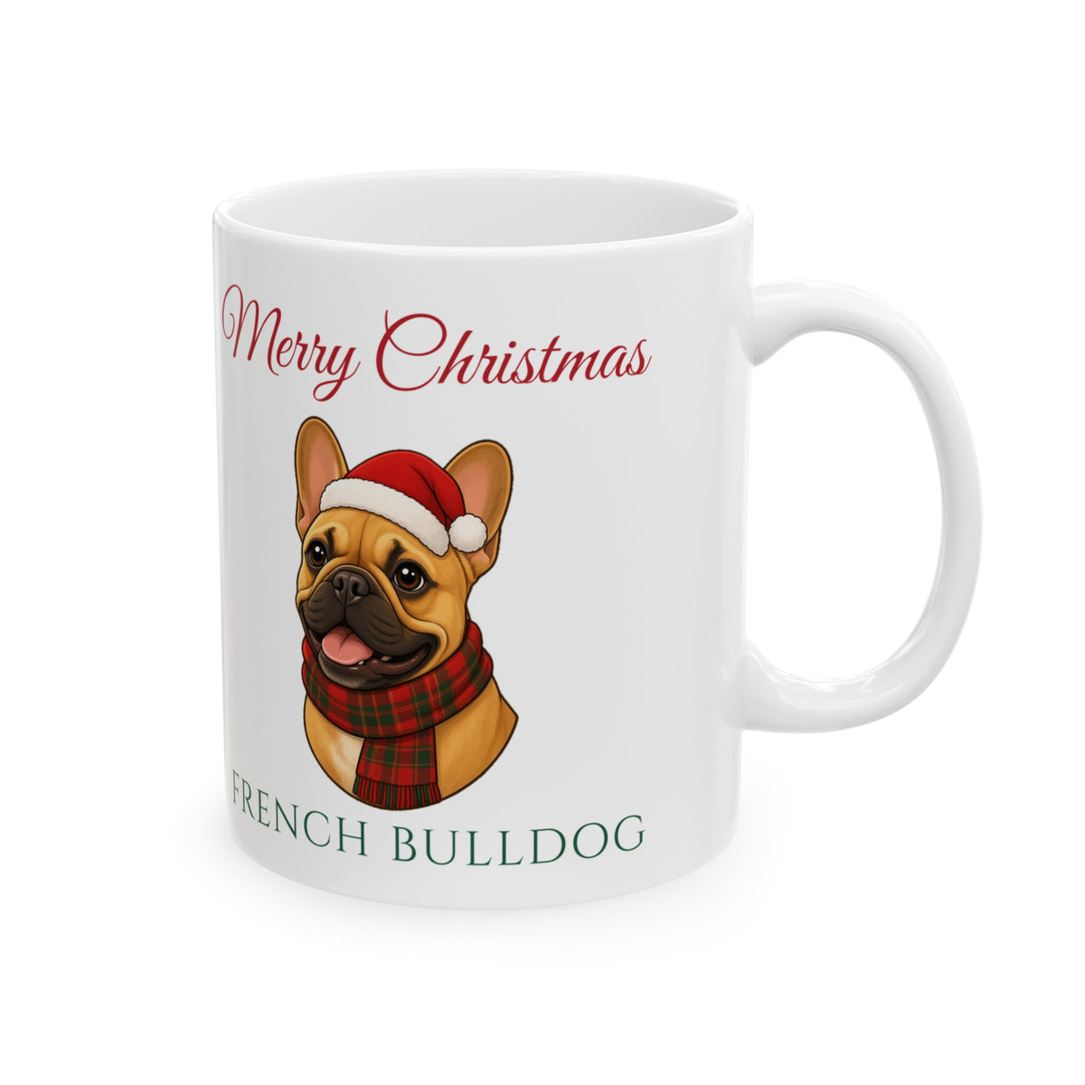 French Bulldog Dog Christmas Mug – Gifted Porch, view 5