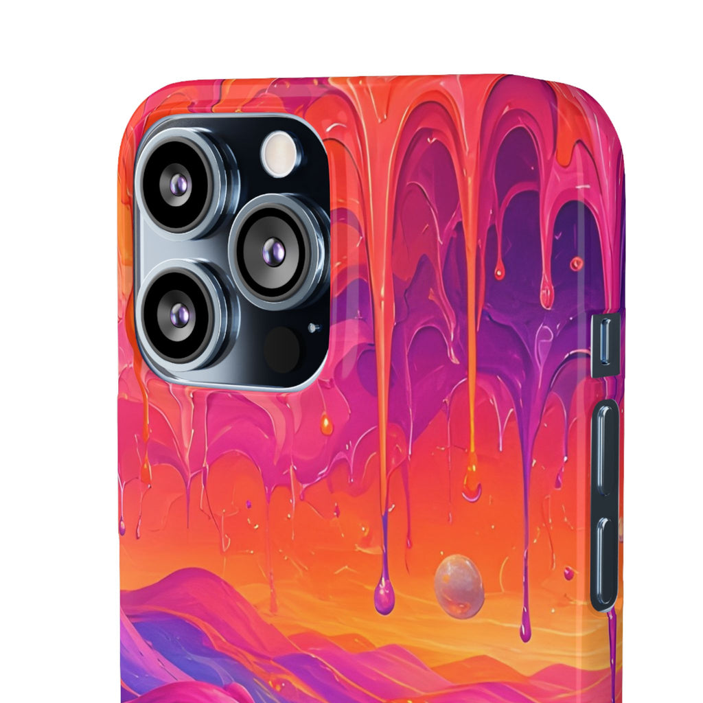 Melting Sunset Abstract Phone Case