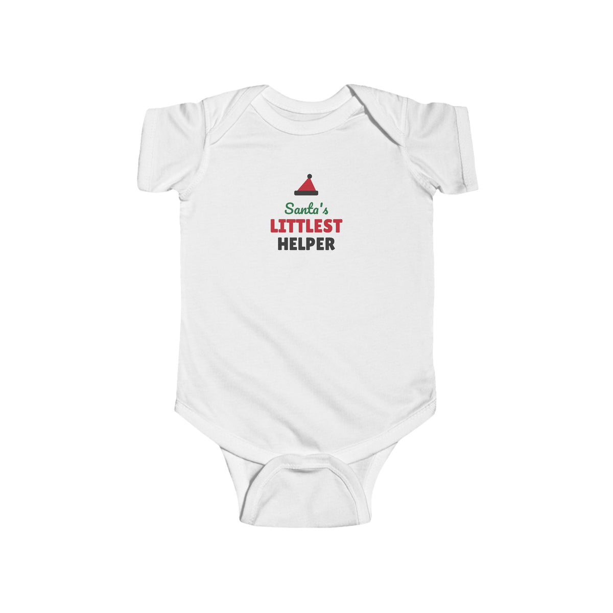 Santa's Littlest Helper Onesie – Christmas gift