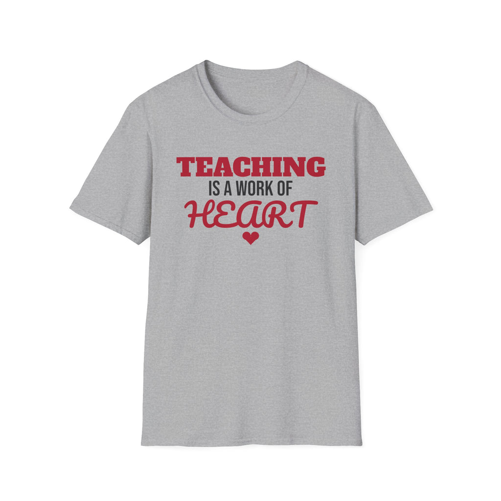 Teaching Is A Work Of Heart Teacher T-Shirt Teacher Appreciation Gift Tee – Gifted Porch