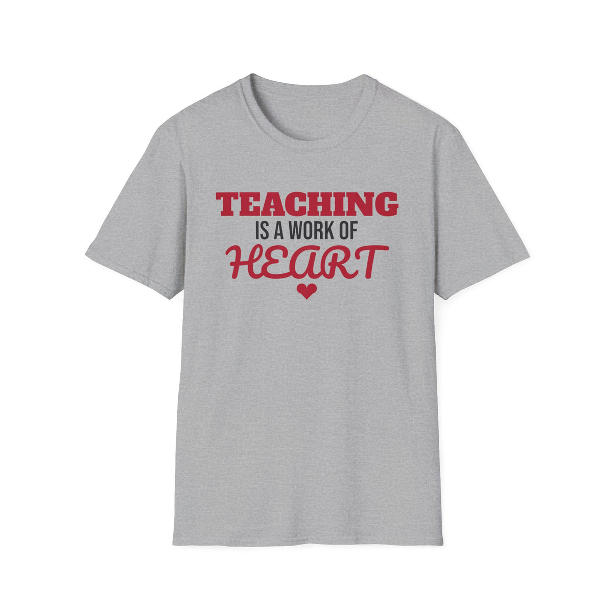 Teaching Is A Work Of Heart Teacher T-Shirt Teacher Appreciation Gift Tee – Gifted Porch