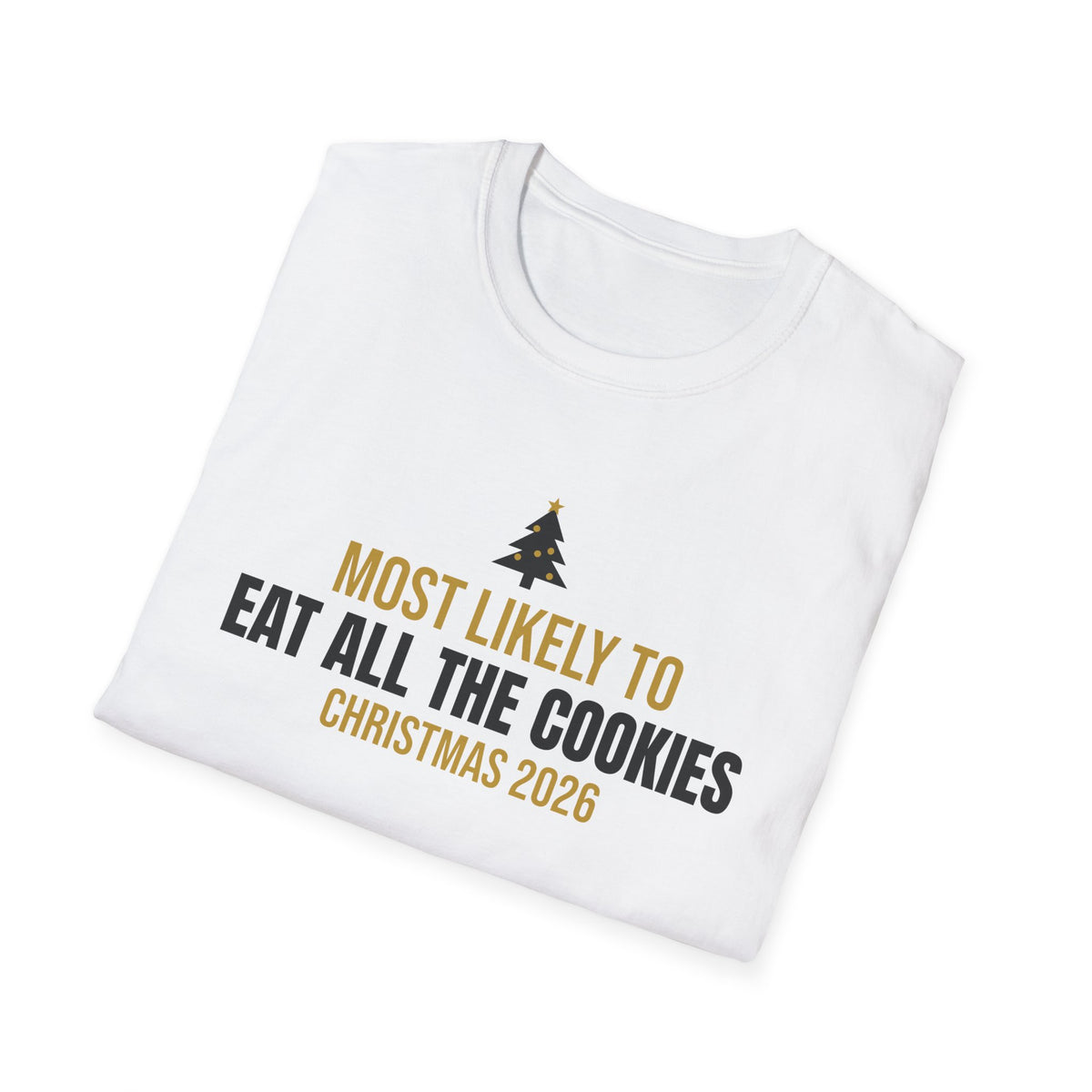 Most Likely To Eat All The Cookies Christmas 2026 Family Matching T-Shirt – Gifted Porch