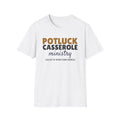 Potluck Casserole Ministry Funny Church T-Shirt – Gifted Porch, view 1