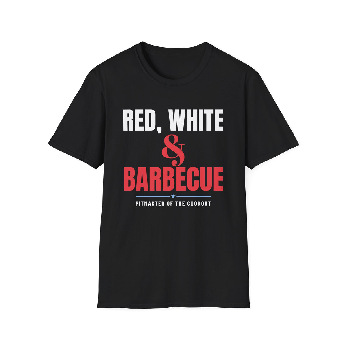 Red White And Barbecue Funny 4th Of July Grill Dad T-Shirt – Gifted Porch, view 2