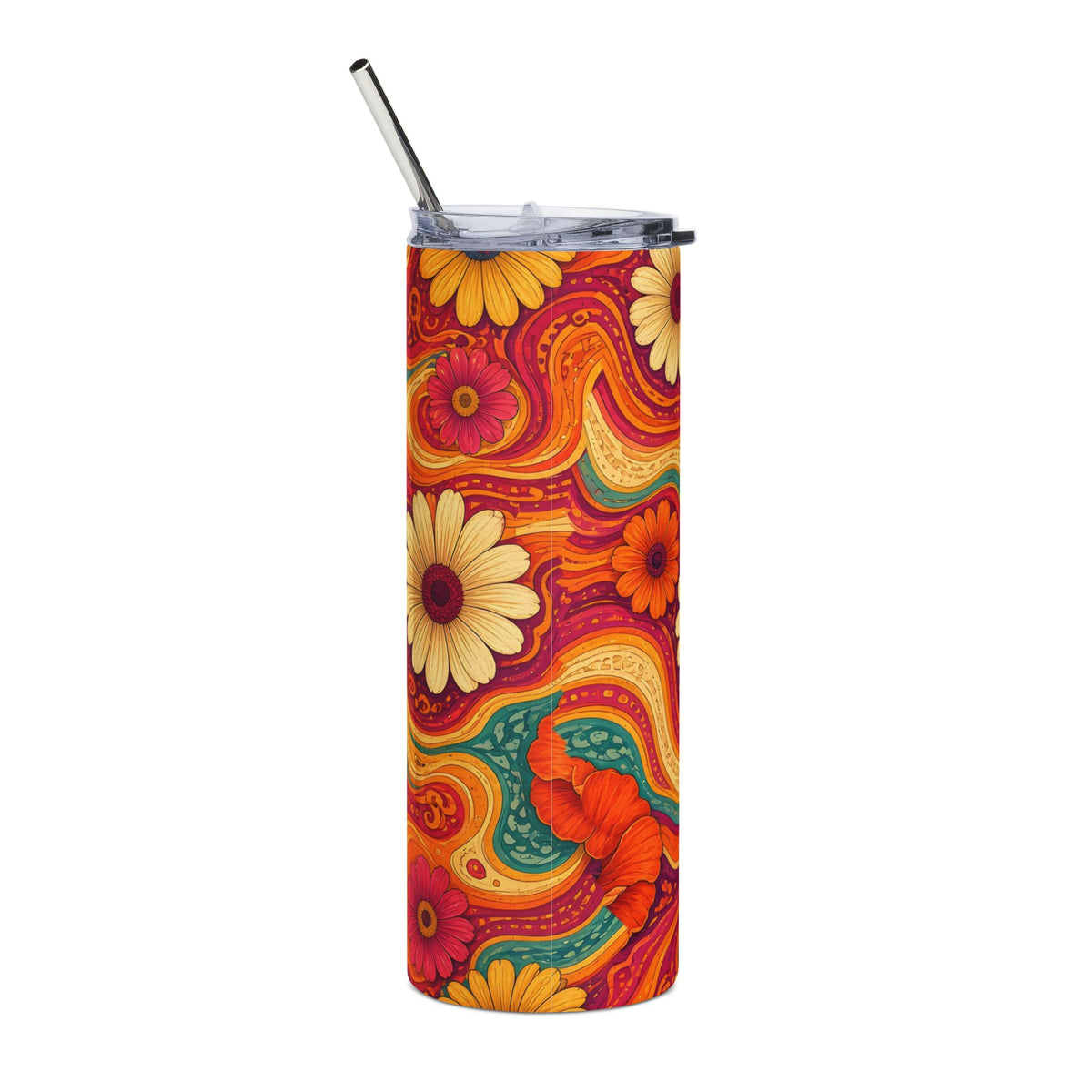 Groovy Flowers 20oz Tumbler