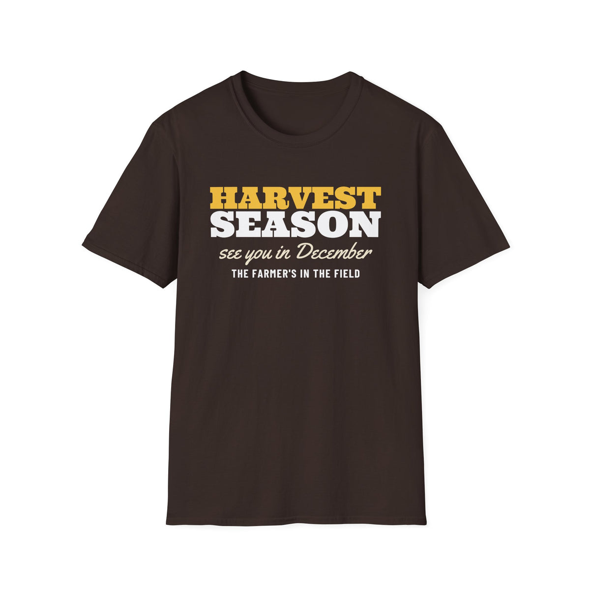 Harvest Season See You In December Funny Farmer T-Shirt – Gifted Porch, view 6
