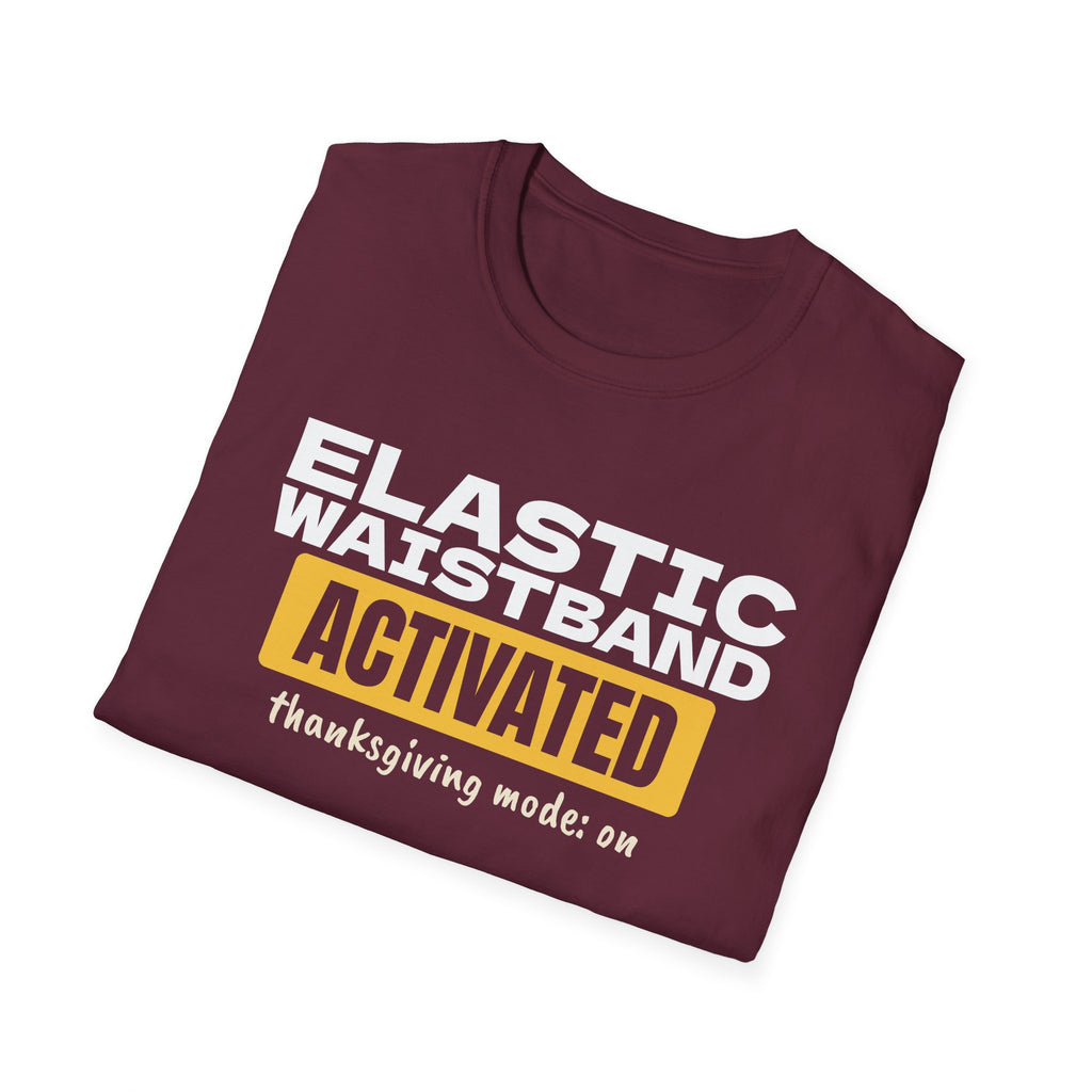 Elastic Waistband Activated Funny Thanksgiving T-Shirt – Gifted Porch, view 21