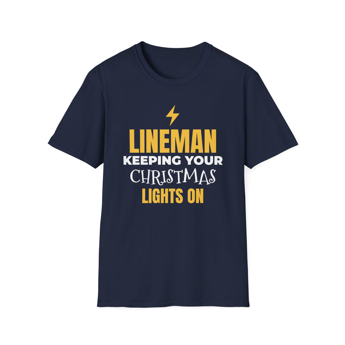 Lineman Keeping Your Christmas Lights On T-Shirt Power Lineman Holiday Gift – Gifted Porch