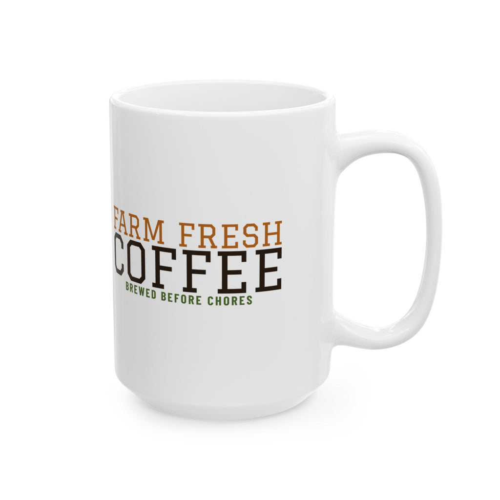 Farm Fresh Coffee Farmhouse Mug Country Kitchen Gift – Gifted Porch, view 8
