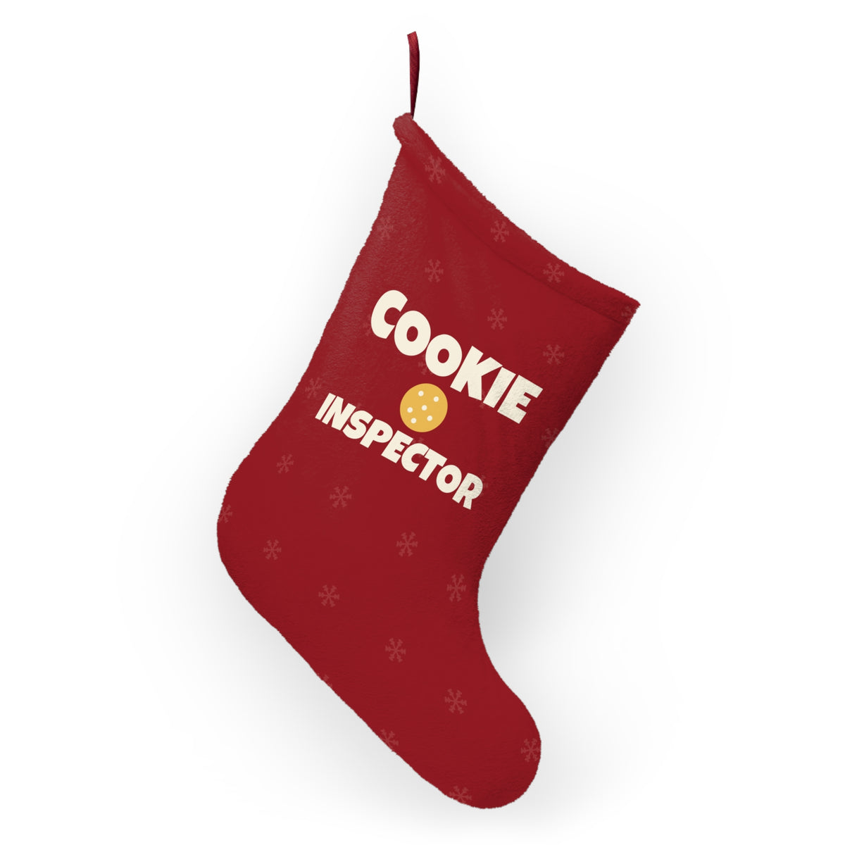 Cookie Inspector Christmas Stocking