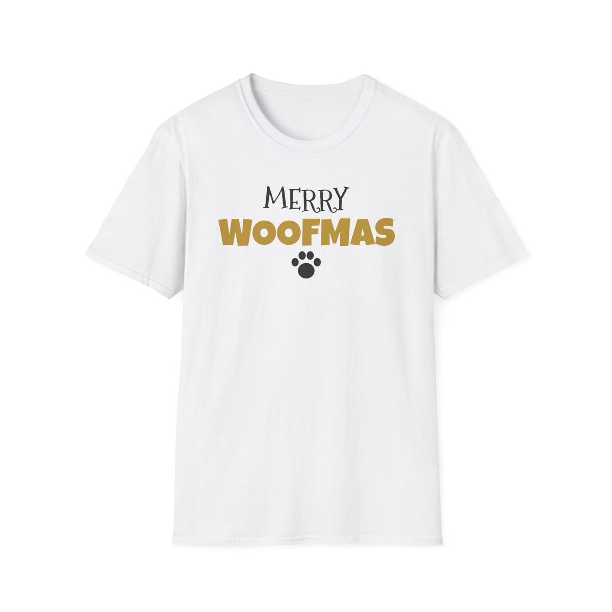 Merry Woofmas Funny Dog Christmas T-Shirt Dog Mom Dog Dad Holiday Gift Tee – Gifted Porch