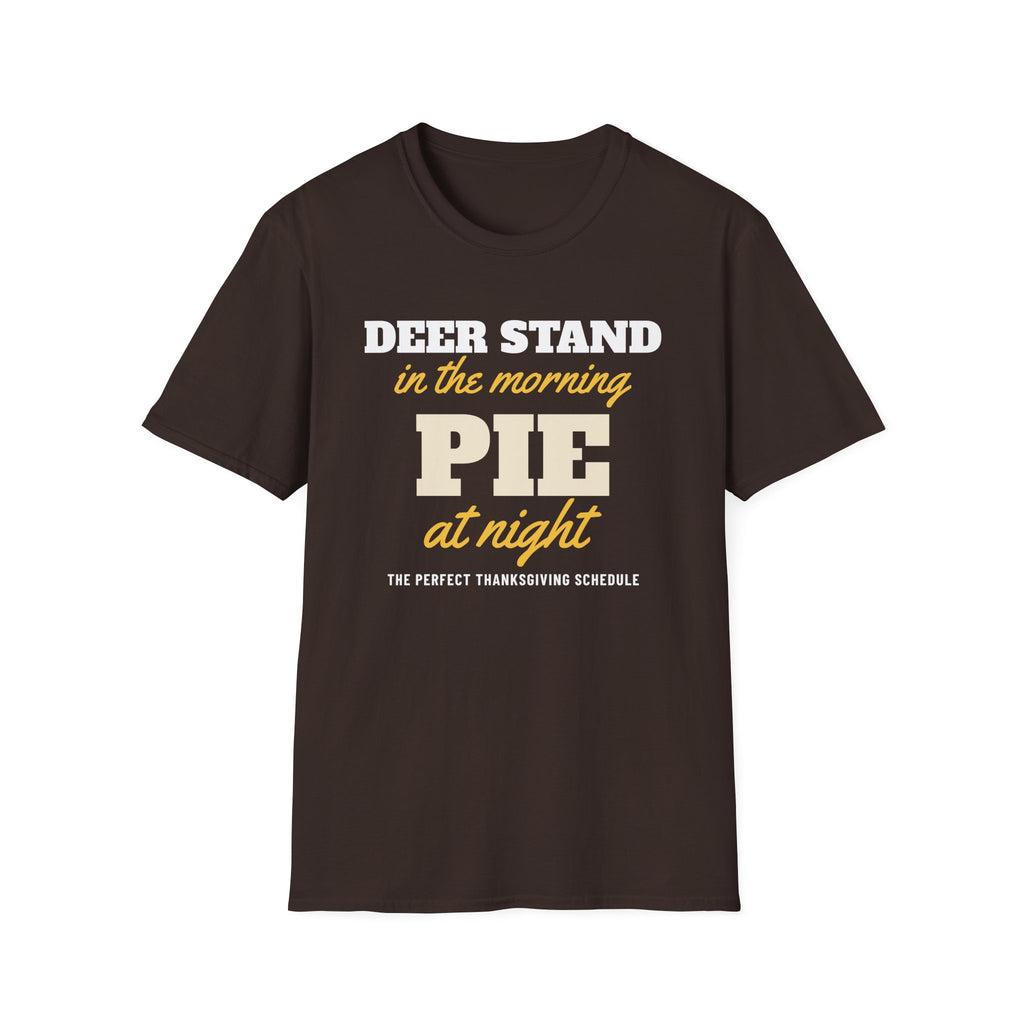 Deer Stand In The Morning Pie At Night Thanksgiving T-Shirt – Gifted Porch, view 6