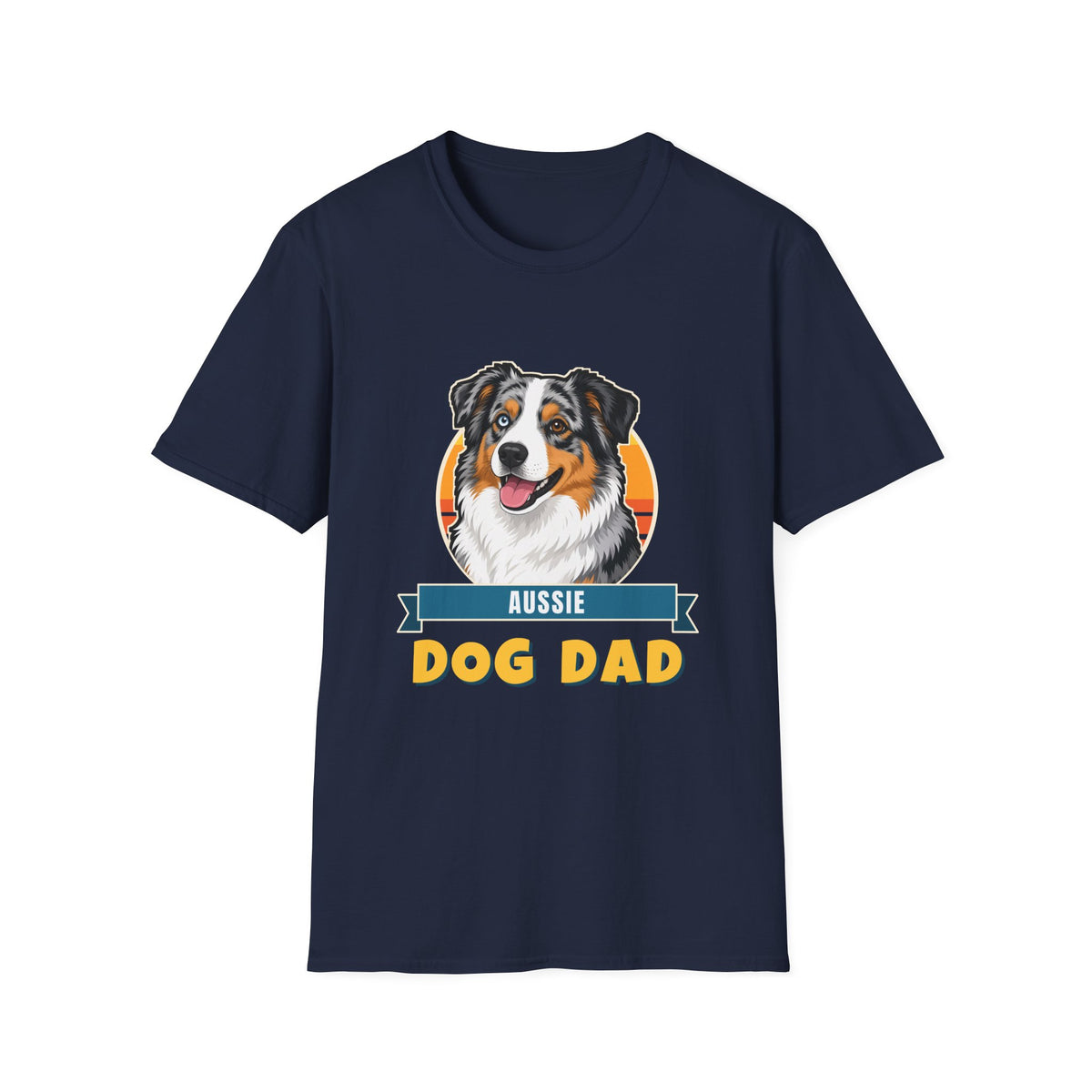 Australian Shepherd Dog Dad Shirt