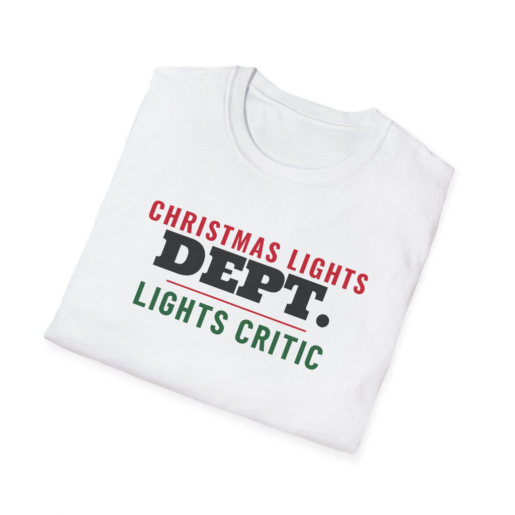 Christmas Lights Dept Lights Critic Matching Family T-Shirt – Gifted Porch, view 7
