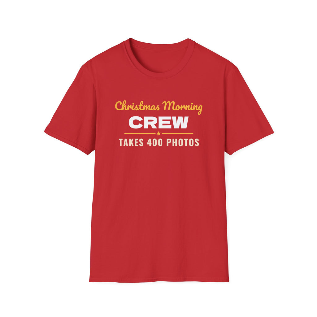 Christmas Morning Crew Takes 400 Photos Matching T-Shirt – Gifted Porch, view 4