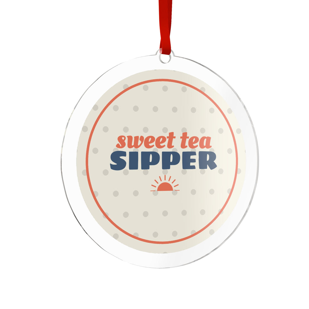 Sweet Tea Sipper Acrylic Ornament