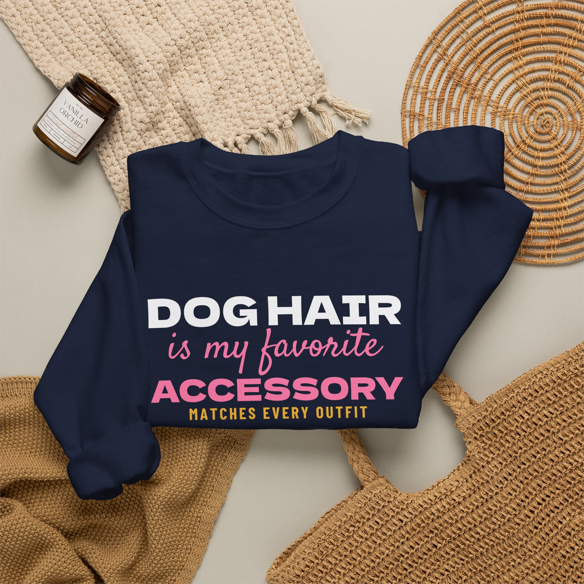Dog Hair Is My Favorite Accessory Sweatshirt – Dog lover gift, photo 20