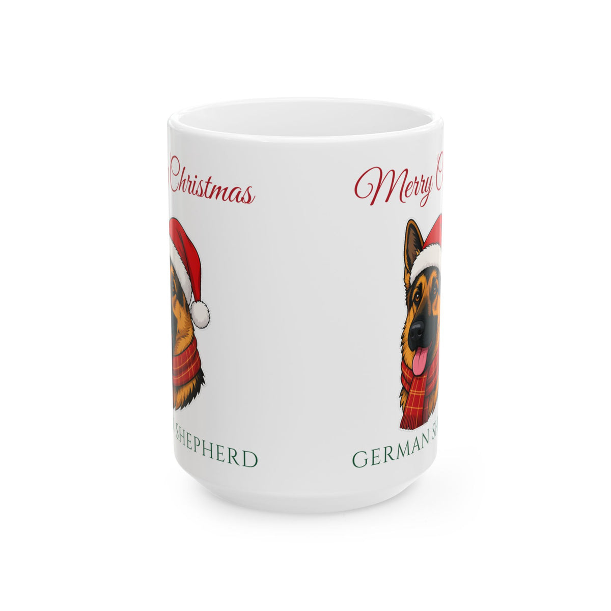 German Shepherd Dog Christmas Mug