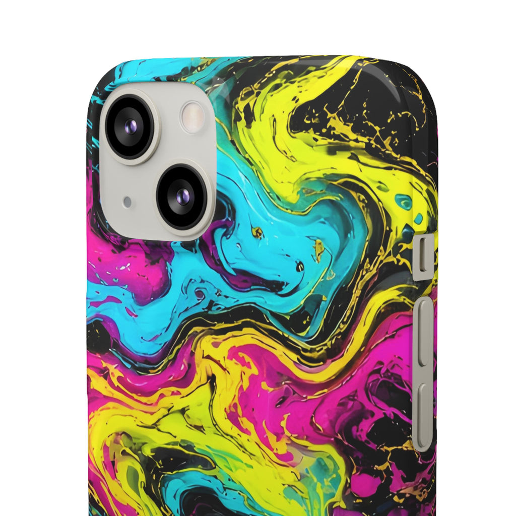 Neon Marble Abstract Phone Case