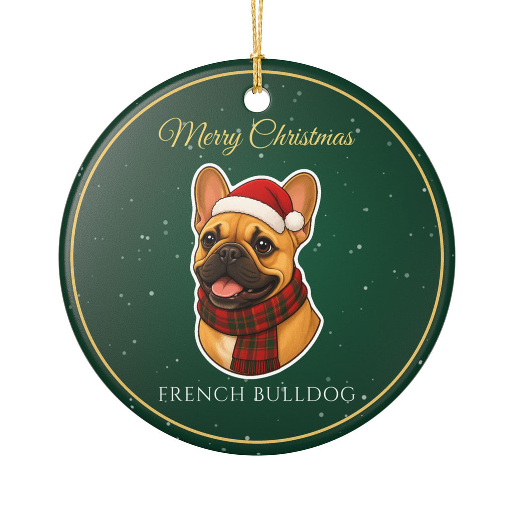 French Bulldog Dog Christmas Ornament – Gifted Porch, view 2